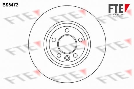 Диск гальмівний FTE BS5472