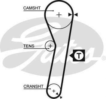 Ремінь ГРМ Gates 5263XS