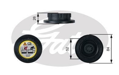 Кришка бачка системи охолодження Gates RC246