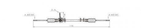 Кермовий механізм GENERAL RICAMBI FO4005