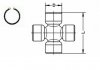 Крестовина GKN (Lobro) U110/L (фото 2)