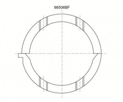 Опора коленвала Glyco A2082STD