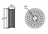 Ролик приводного ремня OPEL Vectra A/B/C 93-(выр-во) GMB GTA0390 (фото 4)