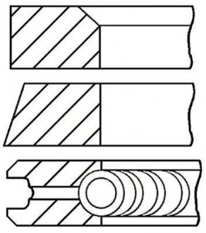Набор поршневых колец GOETZE 0810160000