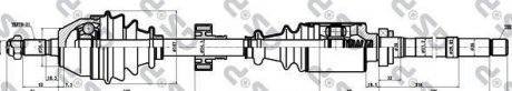Привідний вал GSP 210017 (фото 1)