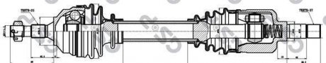 Приводной вал GSP 210268 (фото 1)