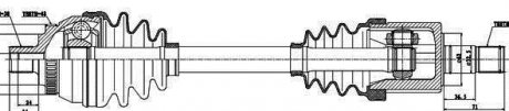 Привідний вал GSP 299120