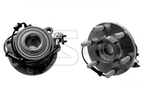 Набор колесных подшипников ступицы. GSP 9329003
