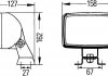 Фара робочого освітлення HELLA 1GA006991051 (фото 3)