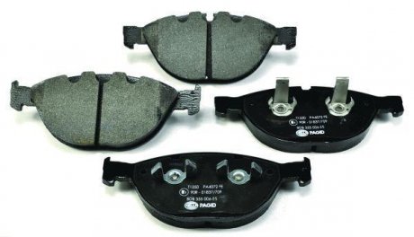 Тормозные колодки перед. BMW 5(E60)/7(E65) 04-10 (ATE) (193,2x79,2x20,8) HELLA 8DB355006-551