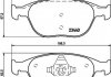 Тормозные колодки, дисковый тормоз (набор) HELLA 8DB355009561 (фото 2)