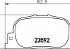 Тормозные колодки, дисковый тормоз (набор) HELLA 8DB355010001 (фото 2)