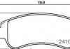 Комплект тормозных колодок, дисковый тормоз 8DB 355 011-521 BEHR / HELLA 8DB355011-521 (фото 2)