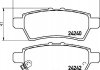 Комплект тормозных колодок, дисковый тормоз 8DB 355 012-081 BEHR / HELLA 8DB355012081 (фото 2)