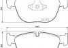 Комплект тормозных колодок, дисковый тормоз 8DB 355 012-541 BEHR / HELLA 8DB355012-541 (фото 2)