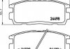 Комплект тормозных колодок, дисковый тормоз 8DB 355 012-951 BEHR / HELLA 8DB355012951 (фото 2)