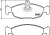 Тормозные колодки, дисковый тормоз (набор) HELLA 8DB355013031 (фото 2)