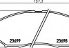 Тормозные колодки, дисковый тормоз (набор) HELLA 8DB355013141 (фото 2)