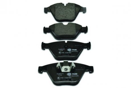 Тормозные колодки перед. BMW 3 (E90)/5 (E60)/7 (E65) 02-13 (ATE) HELLA 8DB355013-931