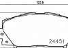 Колодки тормозные передние Prius 09- HELLA 8DB355014-311 (фото 2)