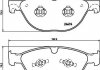 Тормозные колодки, дисковый тормоз (набор) HELLA 8DB355015701 (фото 2)