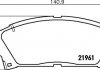 Тормозные колодки, дисковый тормоз (набор) HELLA 8DB355016721 (фото 1)