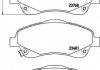 Комплект тормозных колодок, дисковый тормоз 8DB 355 017-321 BEHR / HELLA 8DB355017321 (фото 2)