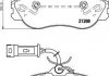 Тормозные колодки, дисковый тормоз (набор) HELLA 8DB355017911 (фото 1)