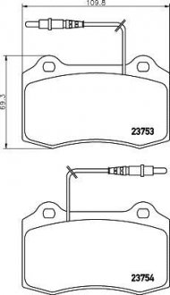 Тормозные колодки, дисковый тормоз (набор) HELLA 8DB355018631