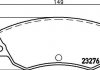 Тормозные колодки, дисковый тормоз (набор) HELLA 8DB355019431 (фото 1)