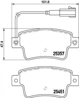 Гальмівні колодки (набір) HELLA 8DB355019801