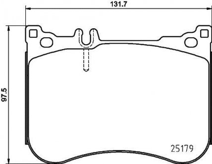 Дисковые тормозные колодки HELLA 8DB355021211