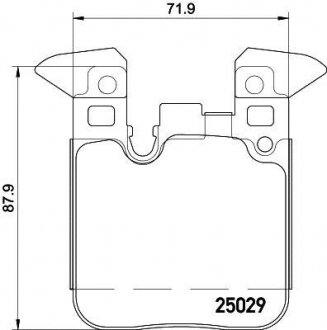 Гальмівні колодки (набір) HELLA 8DB355021341