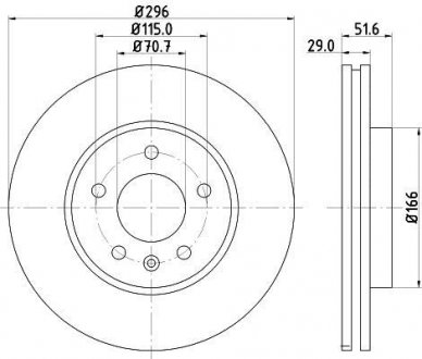 Тормозной диск BEHR / HELLA 8DD 355 114-401