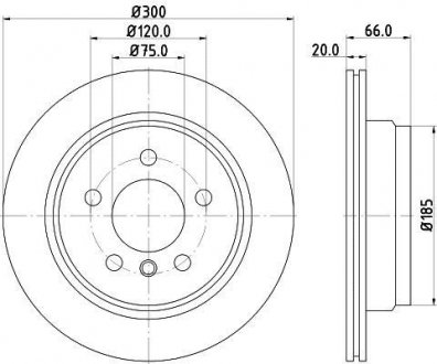 Тормозной диск HELLA 8DD355118271