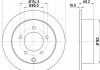 Диск тормозной зад. Mitsubishi Eclipse II 96- Outlander 03-, Space Runner 99- HELLA 8DD 355 119-181 (фото 1)