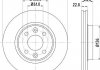 Тормозной диск перед. вент.Dacia Logan ll MCV, Sandero Renault Clio 12 - > HELLA 8DD 355 119-461 (фото 1)