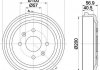 Гальмівний барабан задн. Spark/Aveo/Kalos/Kalos 03- HELLA 8DT355300-961 (фото 1)