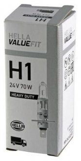 Лампа VALUEFIT H1 24V 70W P14,5S STANDARD HELLA 8GH242632021