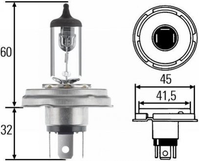 Ліхтар накалу, основная фара HELLA 8GJ003133242