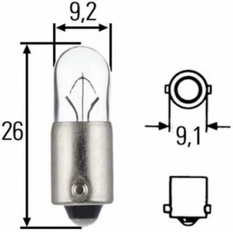 Фонарь накала HELLA 8GP002067123