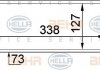 Інтеркулер HELLA 8ML 376 746-621 (фото 1)