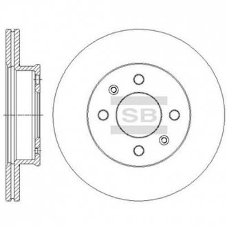 Диск тормозной SANGSIN Hi-Q (SANGSIN) SD1090