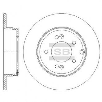 Диск тормозной SANGSIN Hi-Q (SANGSIN) SD1099