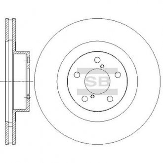 Тормозной диск передний SANGSIN Hi-Q (SANGSIN) SD4701