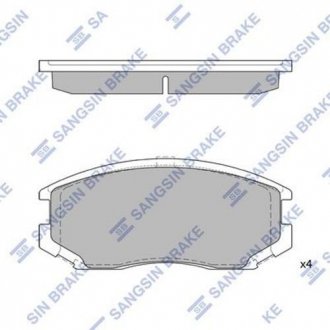 Кт. Тормозные колодки Hi-Q (SANGSIN) SP1142A