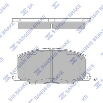 Колодки тормозные дисковые SANGSIN Hi-Q (SANGSIN) SP1436