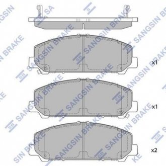 Кт. Тормозные колодки Hi-Q (SANGSIN) SP1448