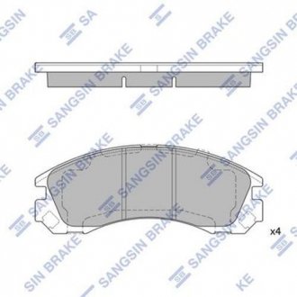 Тормозные колодки SANGSIN Hi-Q (SANGSIN) SP1523