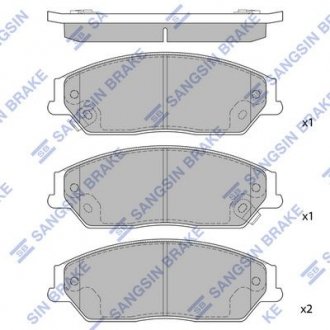 Колодки тормозные SANGSIN Hi-Q (SANGSIN) SP1590